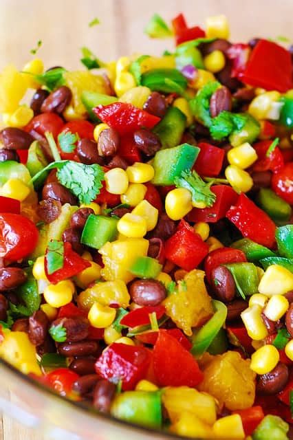 southwestern-salsa-with-black-beans-corn-and-pineapple image