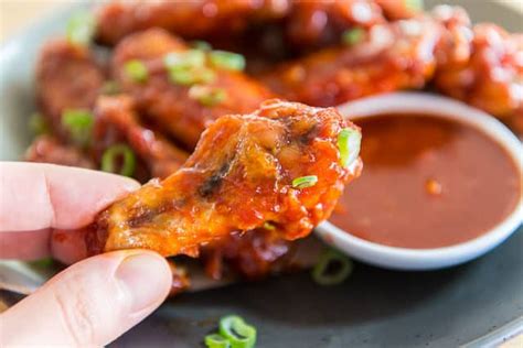 korean-chicken-wings-5-minute-sauce-recipe-fifteen-spatulas image