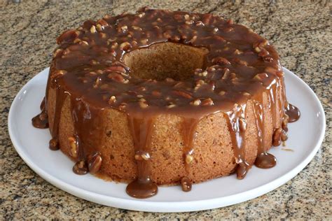 vanilla-wafer-cake-with-butter-pecan-glaze image