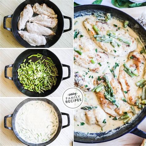 creamy-chicken-and-asparagus-skillet-easy-family image