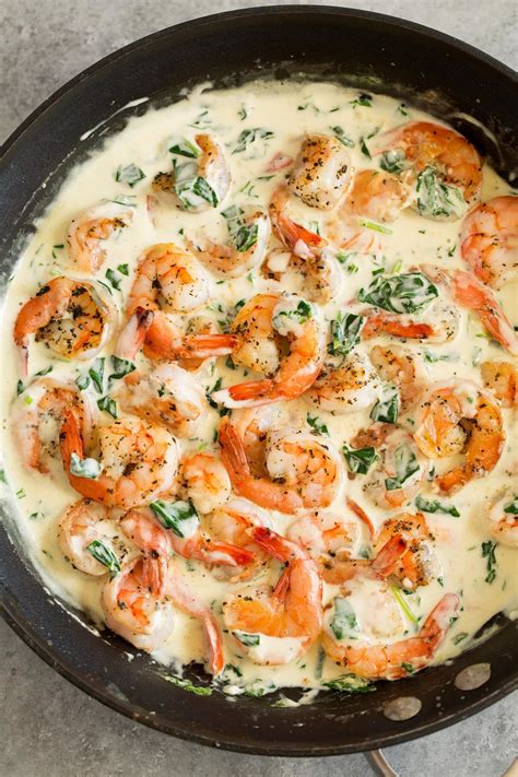 creamy-parmesan-spinach-shrimp-recipe-cooking image