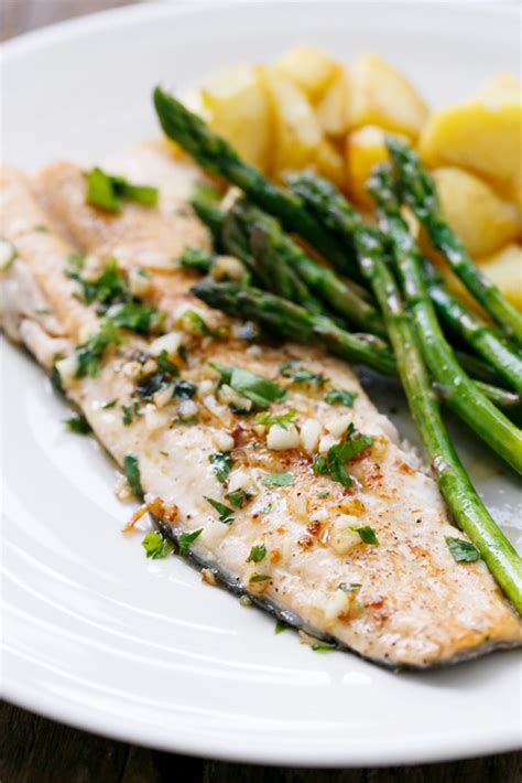 pan-fried-trout-with-garlic-lemon-parsley-love image