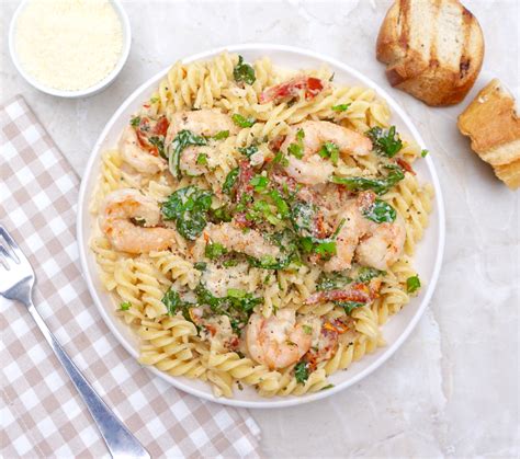 creamy-tuscan-shrimp-fusilli-is-an-easy-pasta-shrimp image