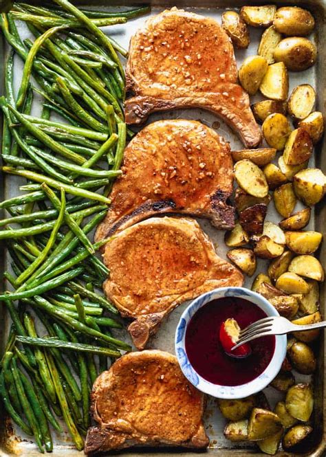 sheet-pan-pork-chops-healthy-seasonal image