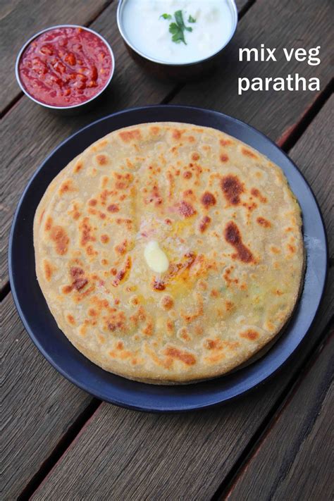 mix-veg-paratha-recipe-vegetable-paratha-how-to-make image