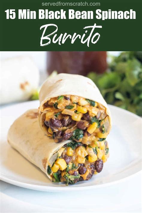 15-minute-black-bean-and-spinach-burritos-served image