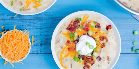 best-loaded-baked-potato-soup-recipe-delish image
