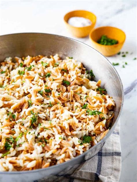easy-rice-pilaf-with-orzo-a-communal-table image