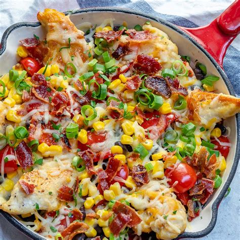chicken-nachos-skillet-clean-food-crush image