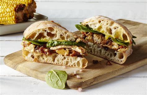 chicken-salad-ciabatta-with-sweet-pickles-mayonnaise image