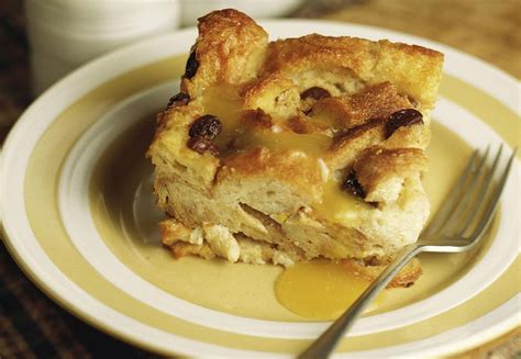 simple-spiced-bread-pudding-with-raisins-recipe-the image
