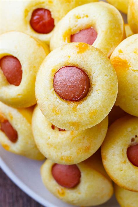corn-dog-mini-muffins-recipe-eatwell101 image