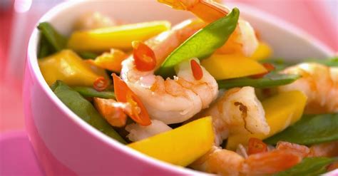 shrimp-salad-with-mango-and-snow-peas-recipe-eat image