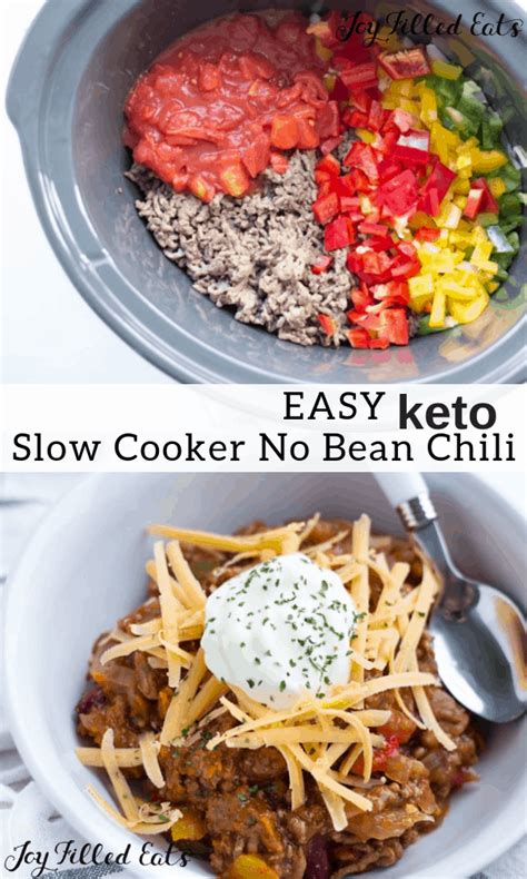 keto-chili-recipe-slow-cooker-no-bean-chili-joy-filled image