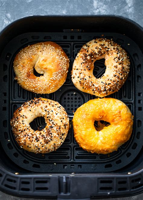 15-minute-air-fryer-bagels-gimme-delicious image