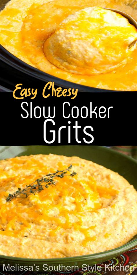 easy-cheesy-slow-cooker-grits image