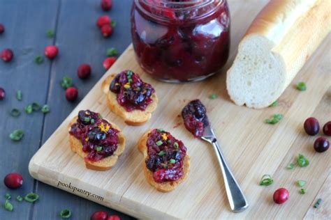 fresh-cranberry-chutney-recipe-pooks-pantry-recipe-blog image