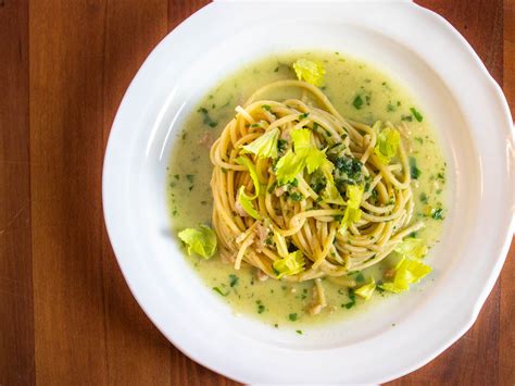 spaghetti-with-canned-clam-sauce-recipe-serious-eats image