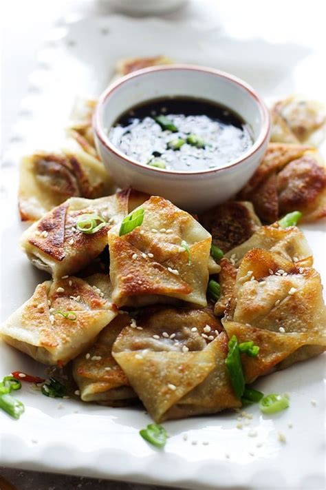 easy-asian-dumplings-with-hoisin-dipping-sauce image