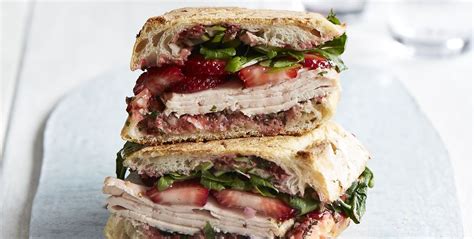 turkey-panini-with-strawberry-pesto-recipe-prevention image