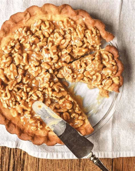 salted-caramel-walnut-tart-recipe-cool-food-dude image