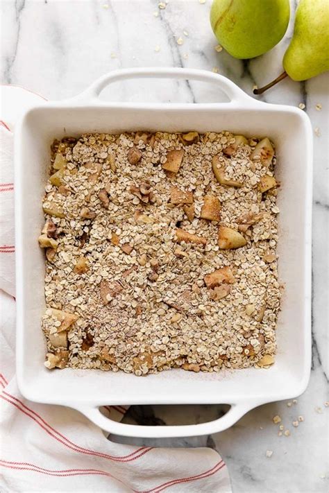 baked-oatmeal-recipe-with-pears-bananas-and-walnuts image