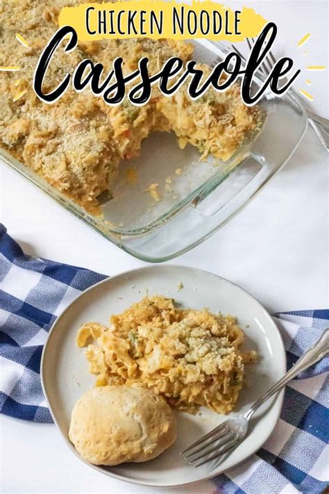 easy-chicken-noodle-casserole-recipe-crayons image