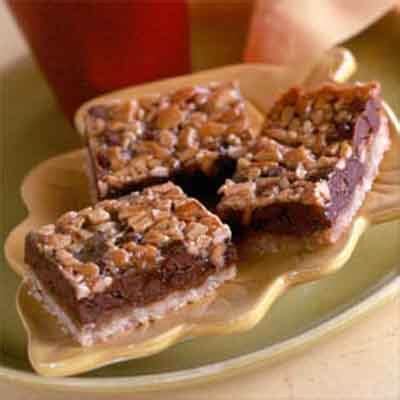 gooey-chocolate-cashew-bars-recipe-land-olakes image