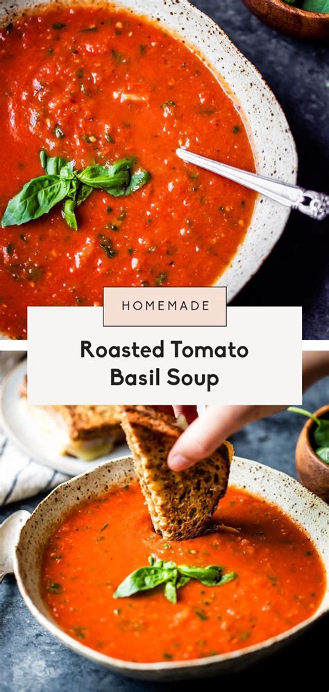 homemade-roasted-tomato-basil-soup-ambitious image