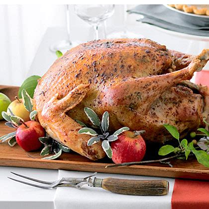 roast-turkey-with-sage-garlic-butter-recipe-myrecipes image