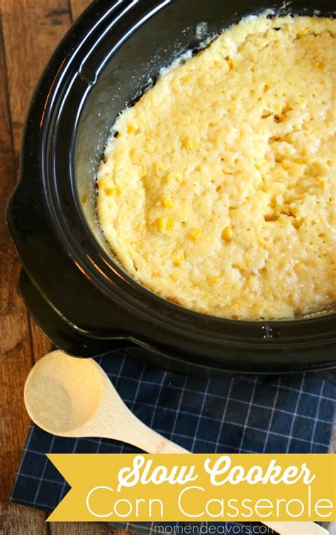 easy-crock-pot-corn-casserole-mom-endeavors image