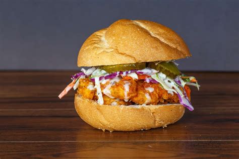 pickle-brined-fried-chicken-sandwich-poultry image