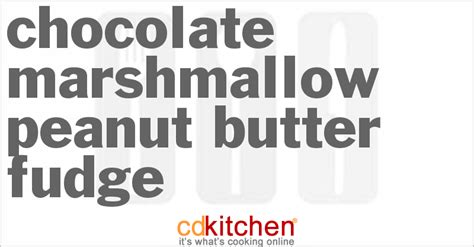 chocolate-marshmallow-peanut-butter-fudge image