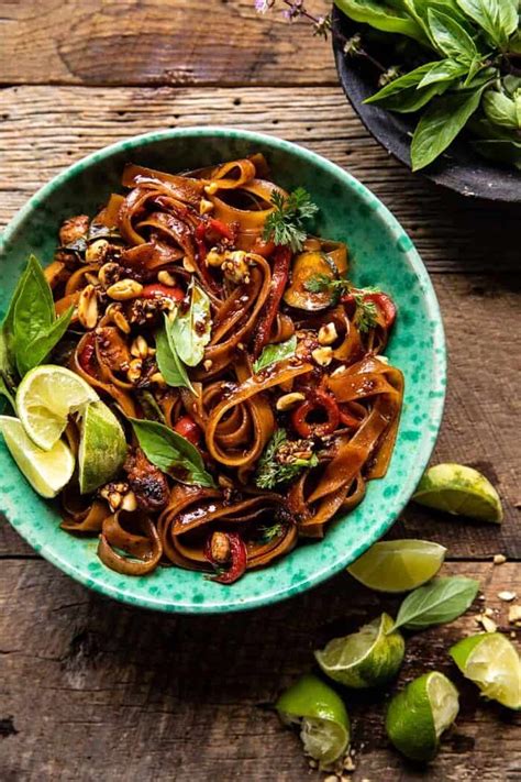 saucy-thai-summer-noodle-stir-fry-with-sesame-peanuts image