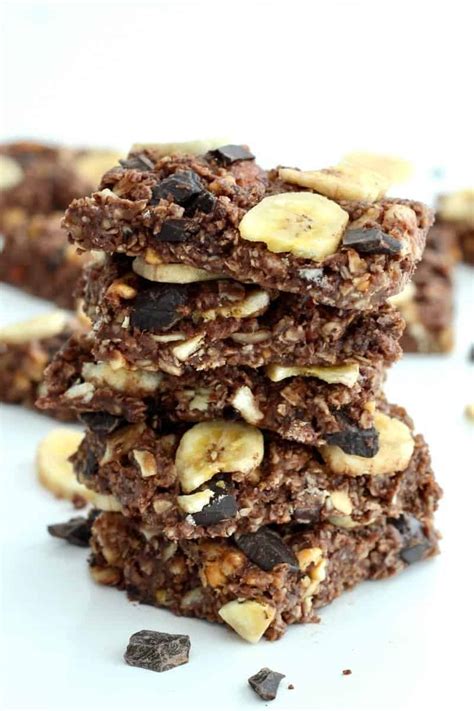 no-bake-chunky-monkey-granola-bars-5-ingredients image