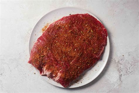 taco-rubbed-flank-steak-recipe-the-spruce-eats image