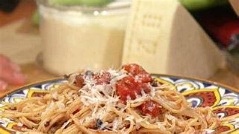 spicy-olive-and-tomato-spaghetti-recipe-rachael image