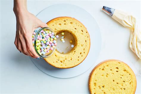 how-to-make-a-surprise-cake-epicurious image