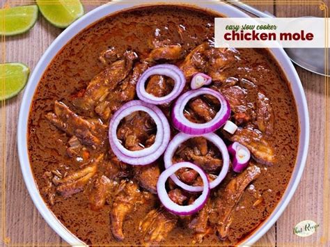 easy-slow-cooker-chicken-mole-that image