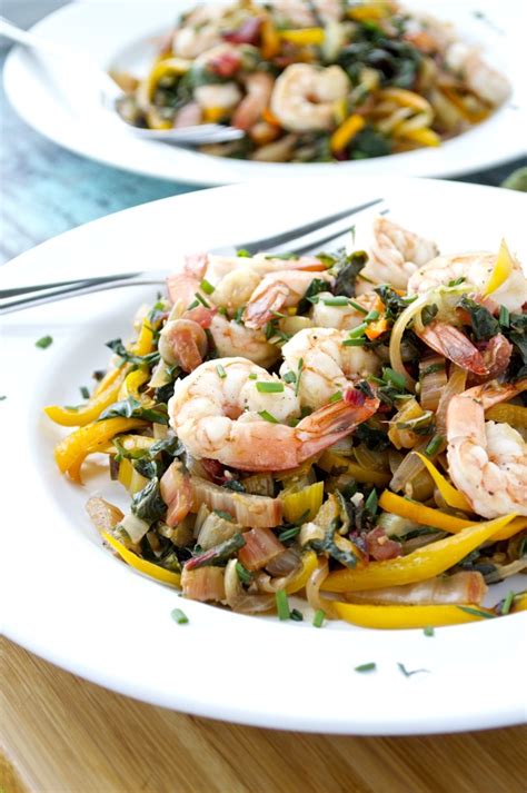 shrimp-and-swiss-chard-saute-fashionable-foods image