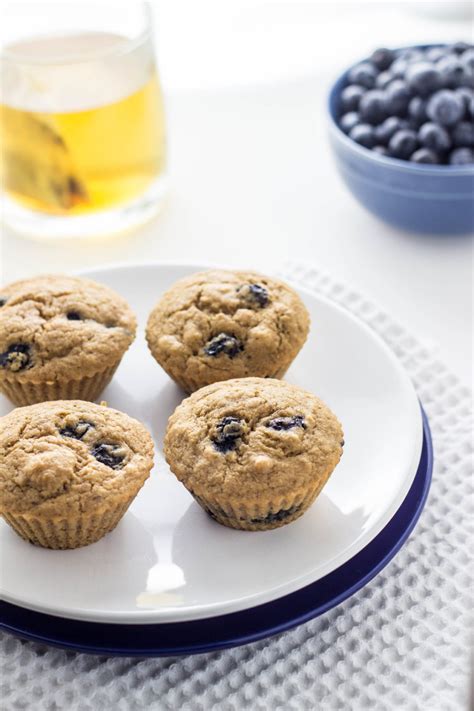 vegan-whole-wheat-blueberry-muffins-wee-little image