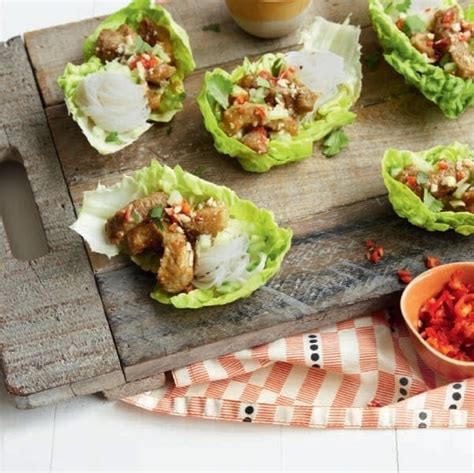 pork-satay-with-gem-lettuce-and-rice-noodles image