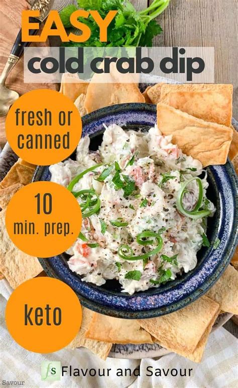 easy-cold-crab-dip-with-cream-cheese-flavour-and-savour image