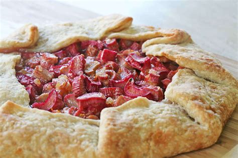 rhubarb-ginger-galette-recipe-simply image