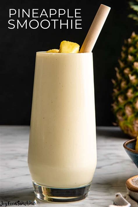 healthy-pineapple-smoothie-joyfoodsunshine image
