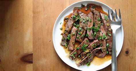 easy-grilled-marinated-skirt-steak-recipe-popsugar image