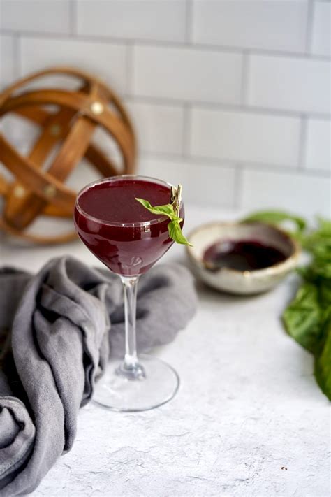 a-lovely-blueberry-basil-vodka-gimlet-simmer-sauce image