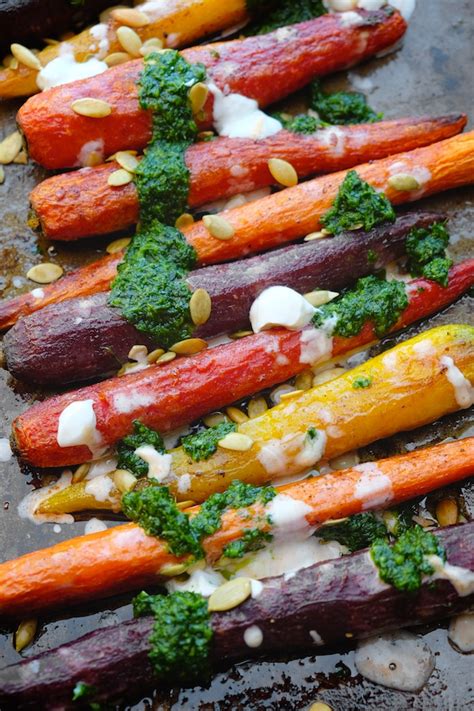 roasted-carrots-with-yogurt-cilantro-sauce image