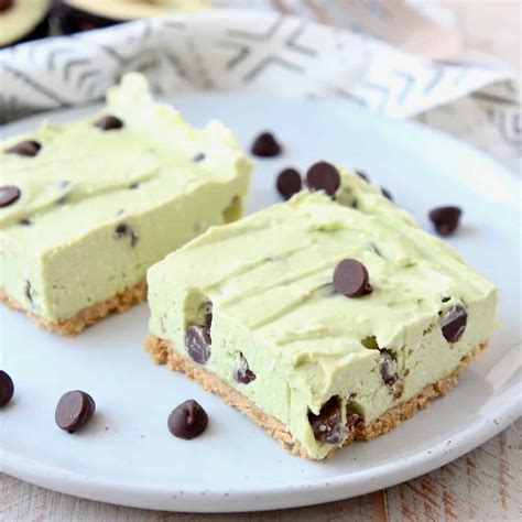 no-bake-avocado-cheesecake-bars-whitneybondcom image