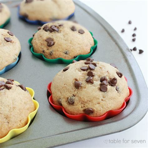 chocolate-chip-cookie-muffins-table-for-seven-food image